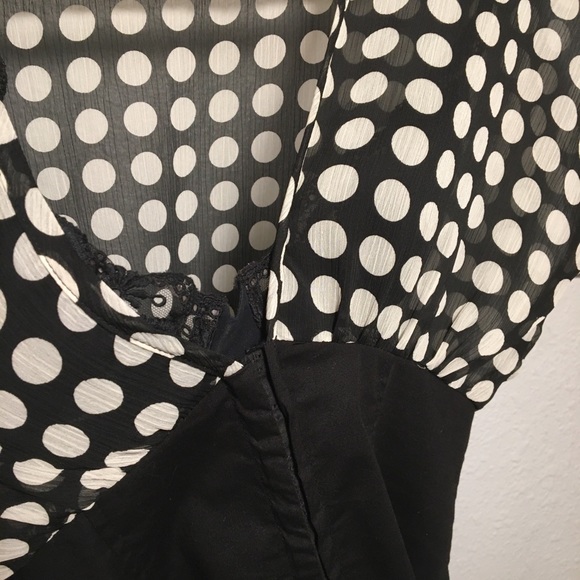 Black & White polka dot blouse - Picture 6 of 6